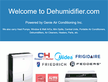 Tablet Screenshot of dehumidifier.com